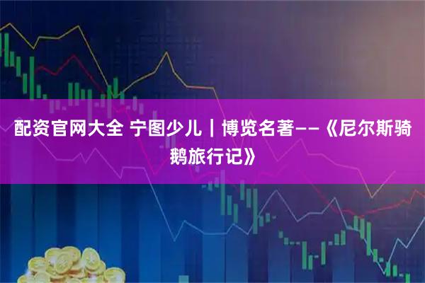 配资官网大全 宁图少儿｜博览名著——《尼尔斯骑鹅旅行记》